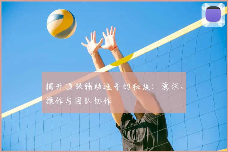 揭开顶级辅助选手的秘诀：意识、操作与团队协作